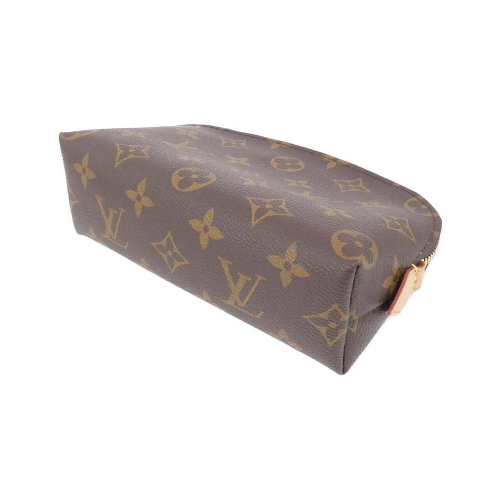 LOUIS VUITTON Authentic Brown Monogram Pochette Pouch - Picture 2 of 3